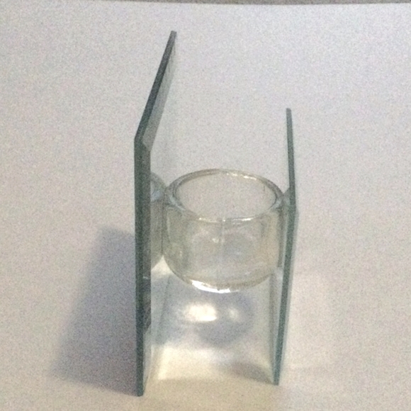 Elements Mirrored Glass Votive/Tea Light Candle Holder NIB - Picture 3 of 7